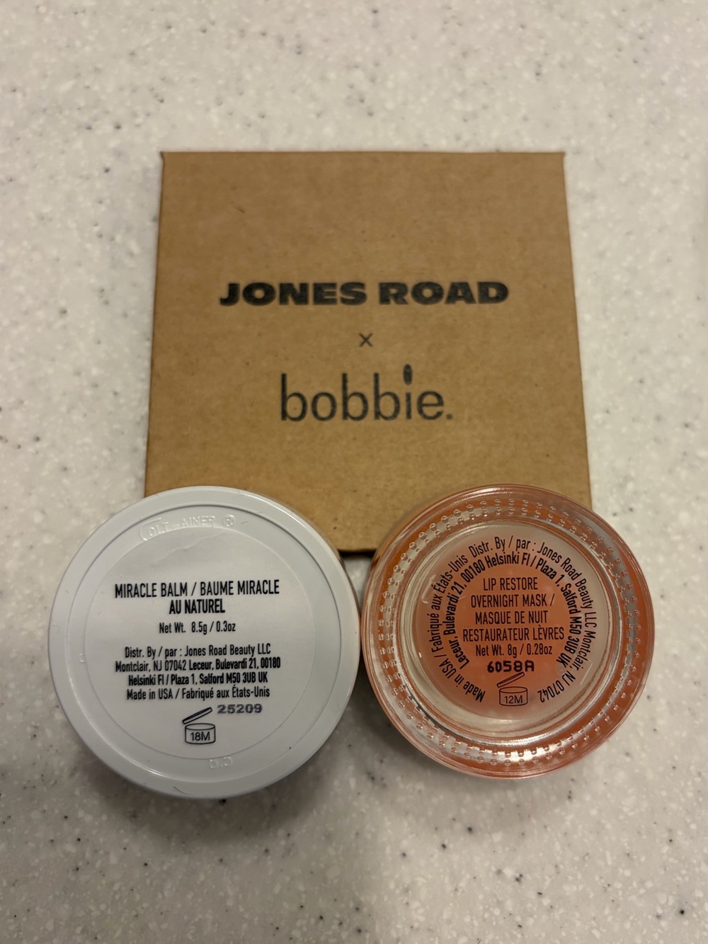 Jones Road Beauty New Exclusive Lip Restore Night Mask & Miracle Balm Au Naturel - Picture 3 of 4